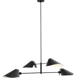 &tradition Bonnet SC93 hanglamp-Zwart-140 cm Laatste Versie