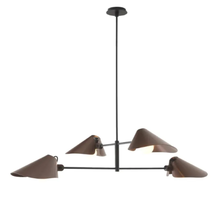 &tradition Bonnet SC92 hanglamp-Zwart-brons-110 cm Lage Prijs