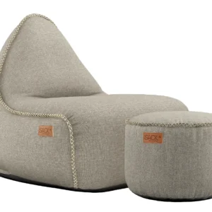 Sackit Cobana loungestoel met poef-Sand Beste Prijs