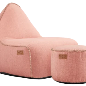 Sackit Cobana loungestoel met poef-Rose Tijdelijk Beschikbaar