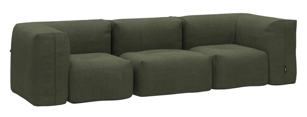Sackit Soft 3-zits bank-Olive Korting