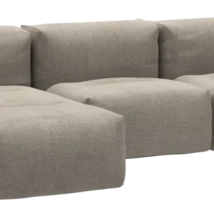 Koop Vandaag Sackit Soft 3-zits bank met lounge-Sand