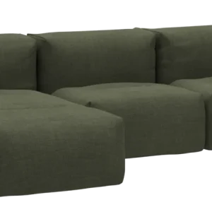 Sackit Soft 3-zits bank met lounge-Olive Favoriet