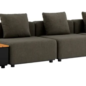 Sackit Cobana 4-zits loungebank met Patio opbergtafel-Brown Shop Nu