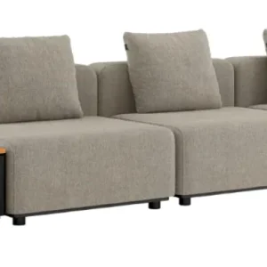 Sackit Cobana 4-zits loungebank met Patio opbergtafel-Sand Flitsaanbieding