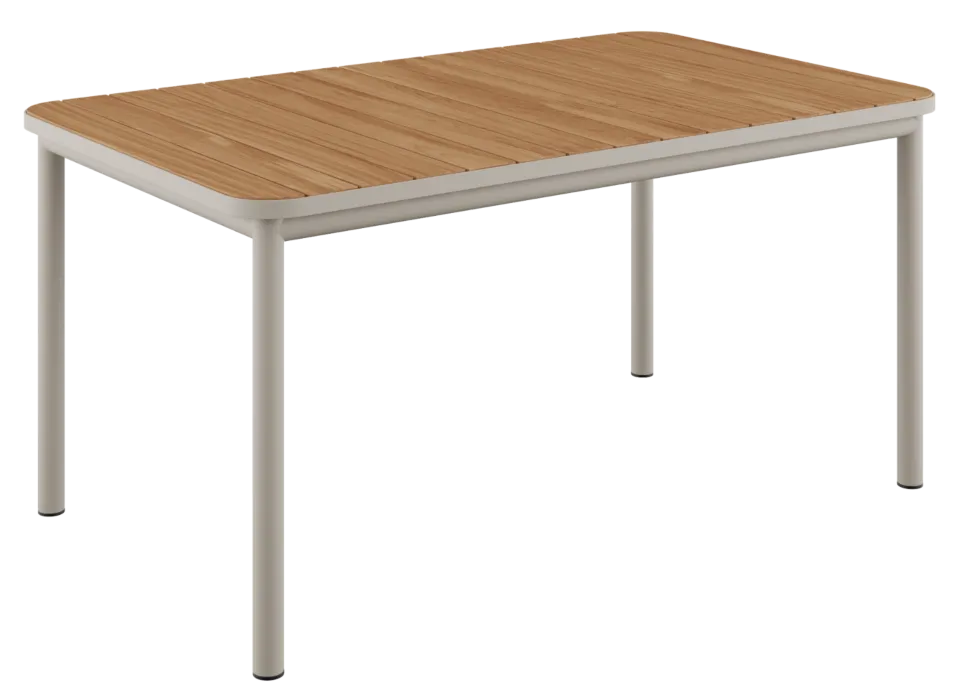 Bestseller Sackit Kirra eettafel-Taupe-150x90 cm