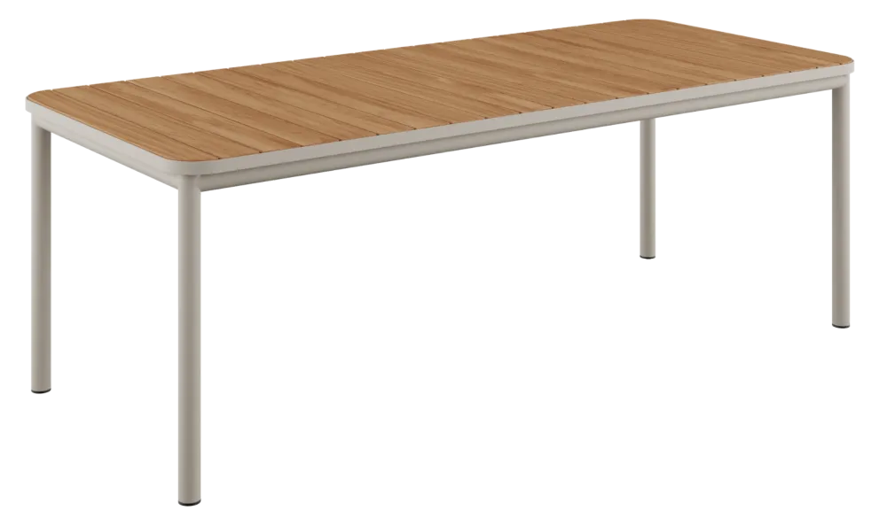 Sackit Kirra eettafel-Taupe-210x90 cm Flitsaanbieding