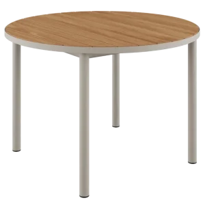 Sackit Kirra eettafel-Taupe-Ø 110 cm Hoge Kwaliteit