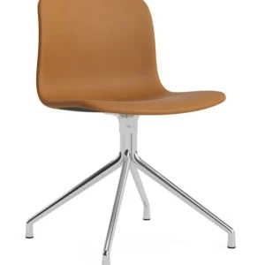 HAY AAC 11 stoel-Sense Cognac-Gepolijst aluminium Direct Verzonden