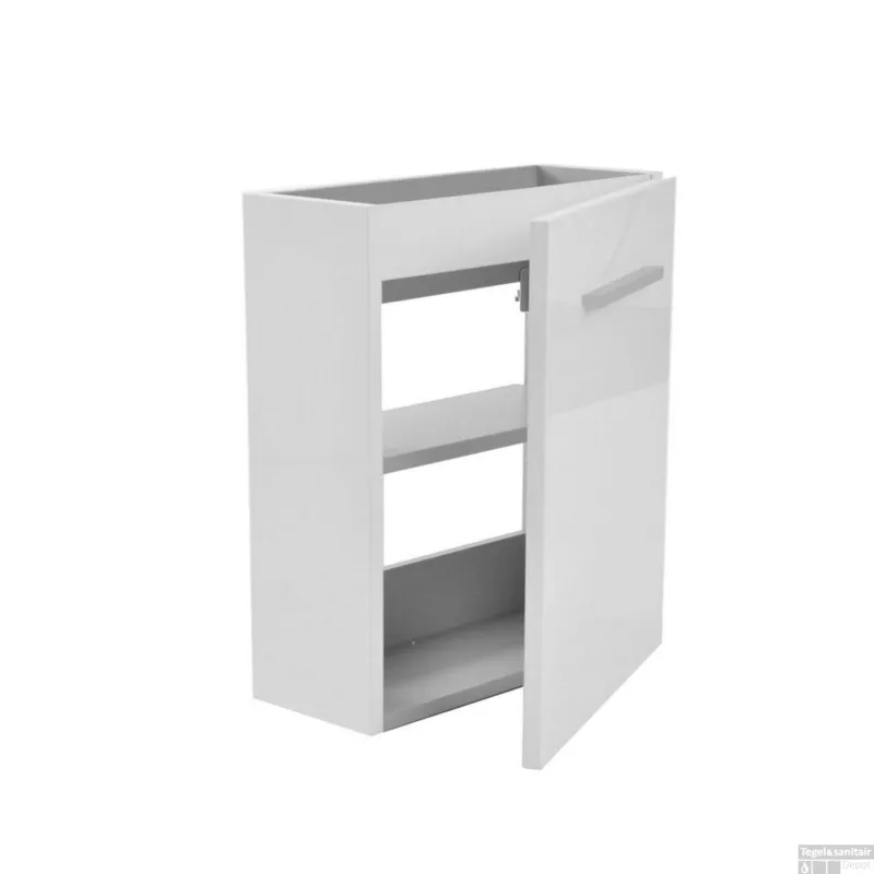 Weekendaanbieding Fonteinkast BWS Vitra 40x21 cm Wit (fontein optioneel)