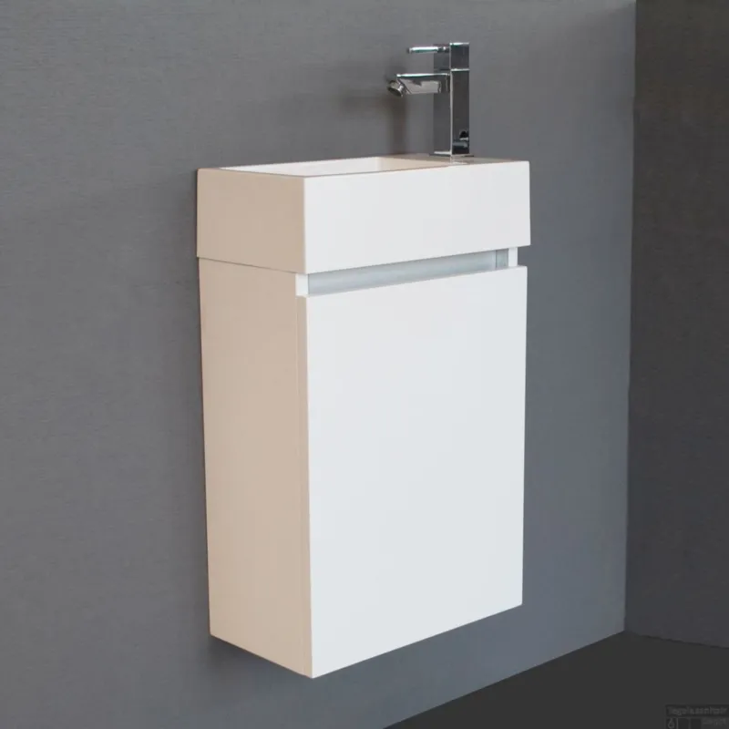 Fonteinkast Sanilux Trendline Rechts draaiend (3 kleuren) Aanbieding