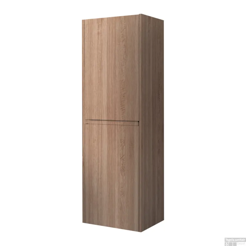 Favoriet Badmeubelkast BWS Hayat 135x35x35cm Eiken