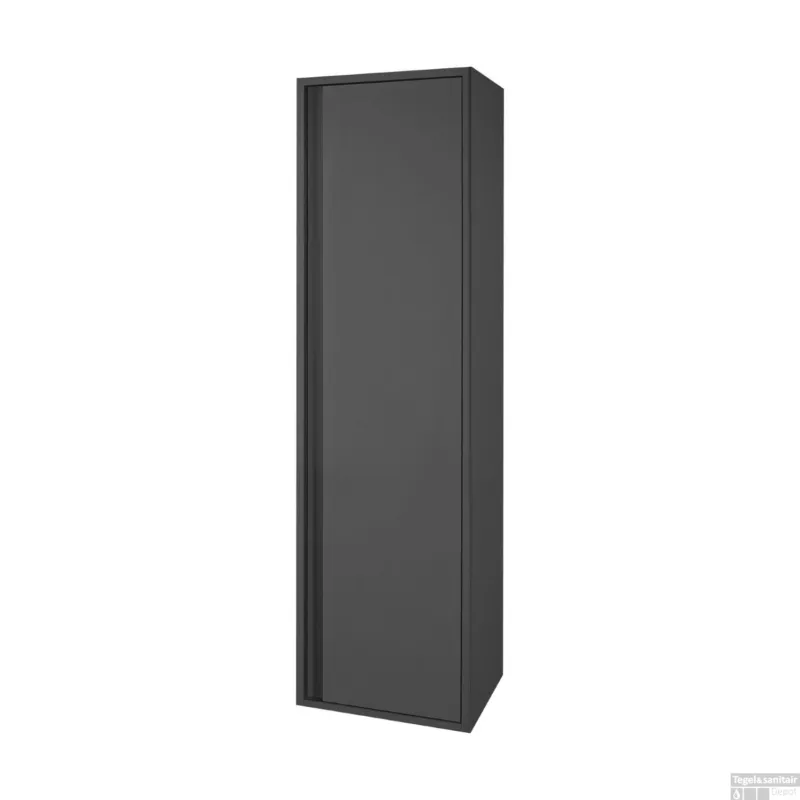 Kolomkast BWS Sally 160x40x40 cm Greeploos Mat Antraciet Flitsaanbieding
