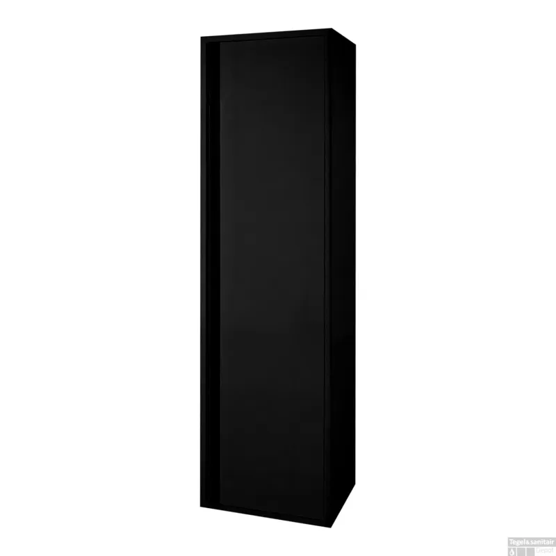 Express Levering Kolomkast BWS Sally 160x40x40 cm Greeploos Mat Zwart