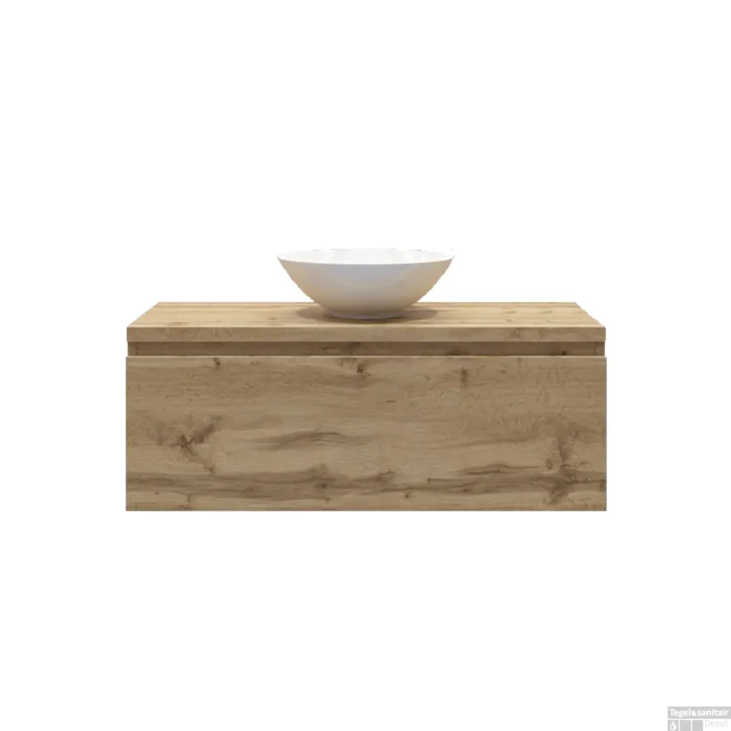 Nu Kopen Gliss Design Onderkast Eros 90 cm Rustiek eiken OP=OP