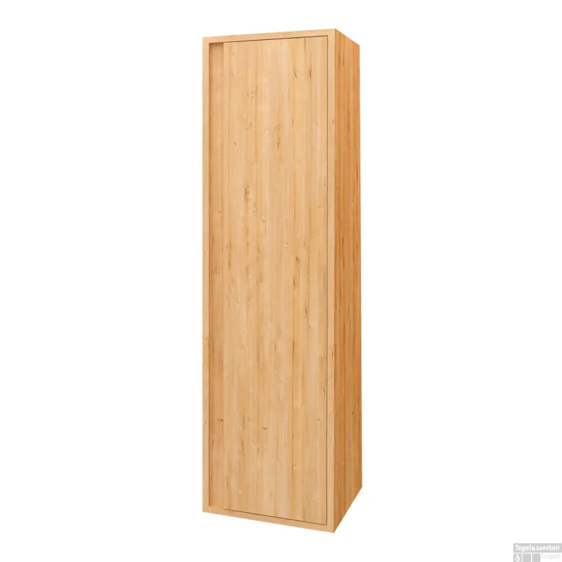 Kolomkast BWS Sally 160x40x40 cm Greeploos Licht Eiken Koop Online