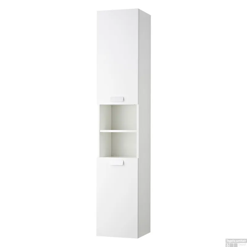Seizoensaanbieding Badkamerkast Differnz Fabulous 33x35x180 cm MDF Wit