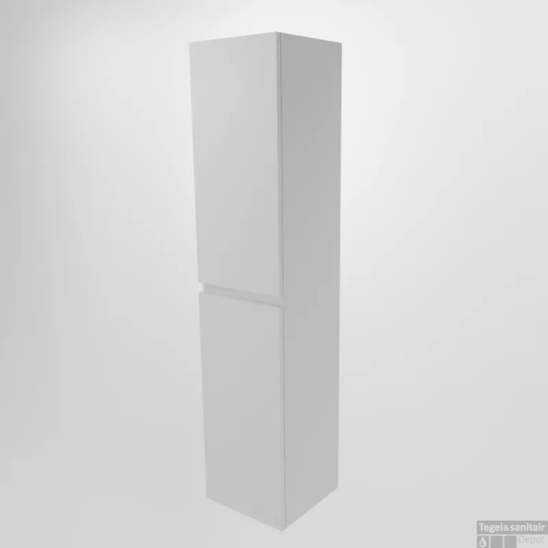 Kolomkast Mondiaz Aivy Hangend 160x35x35cm MDF 2 Deuren Softclose Greeploos Talc Uitverkoop
