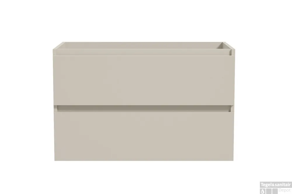 Onderkast BWS Lyanna 80x46 cm 2 Laden 1 Uitsparing Cashmere Snelle Levering