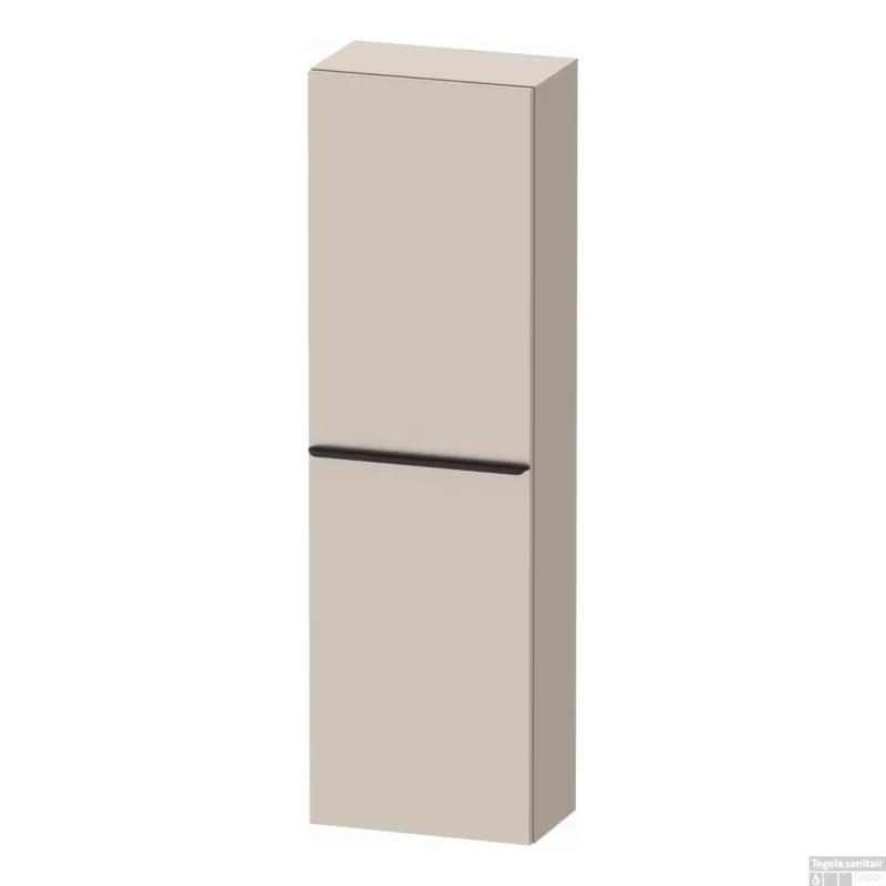 Hoge Kast Duravit D-Neo Kolomkast Wand 132 cm Linksdraaiend Mat Taupe Voordeelprijs