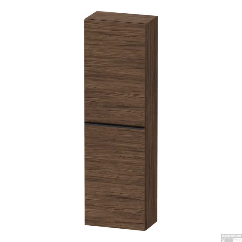 Hoge Kast Duravit D-Neo Kolomkast Wand 132 cm Rechtsdraaiend Mat Noten (Donker) Voordeelprijs