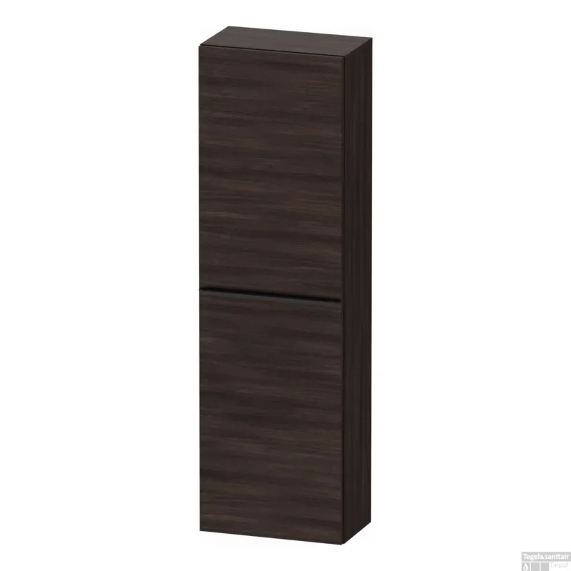 Must-Have Hoge Kast Duravit D-Neo Kolomkast Wand 132 cm Rechtsdraaiend Mat Kastanje (Donker)