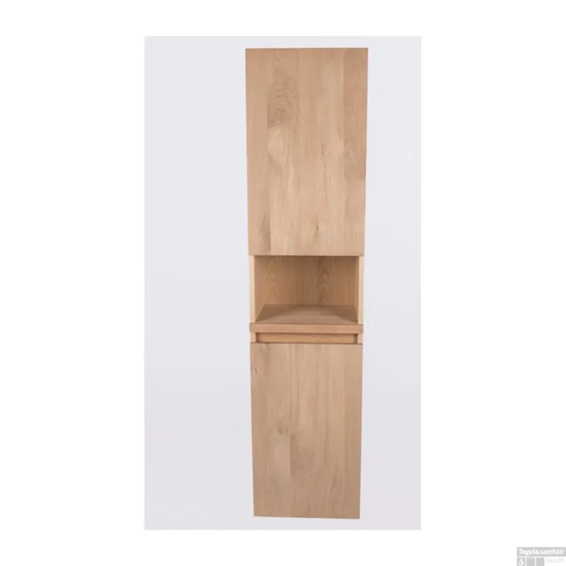 Badkamerkast Casajoy City 40x30x168cm Eiken Betrouwbaar
