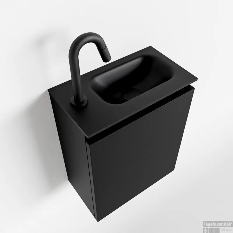 MONDIAZ TURE 40cm toiletmeubel urban. EDEN wastafel urban rechts 1 kraangat Veilige Betaling