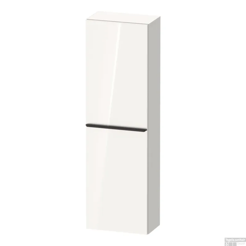 Populair Hoge Kast Duravit D-Neo Kolomkast Wand 132 cm Linksdraaiend Hoogglans Wit