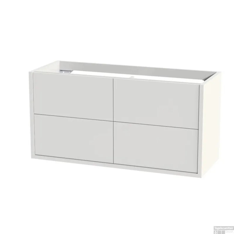 Merkproduct Tiger Boston Wastafelonderkast 120 cm Hoogglans Wit