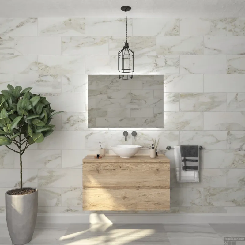 Shop Nu Badkamermeubelset Gliss Zeus 100 cm Moeras Eiken Met Waskom