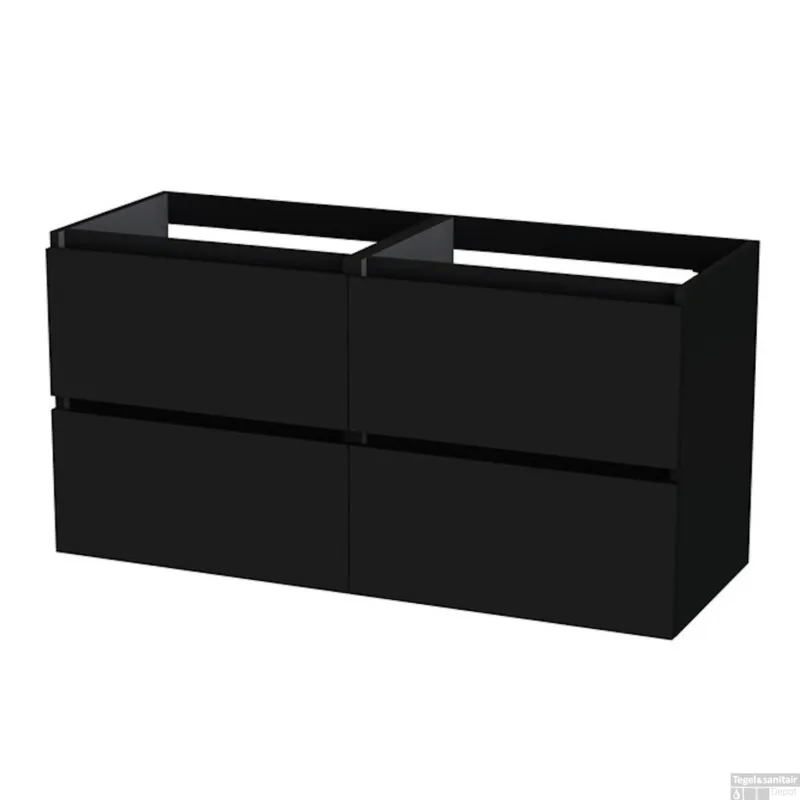 Direct Beschikbaar Wastafelonderkast Tiger Loft 120 cm Mat Zwart