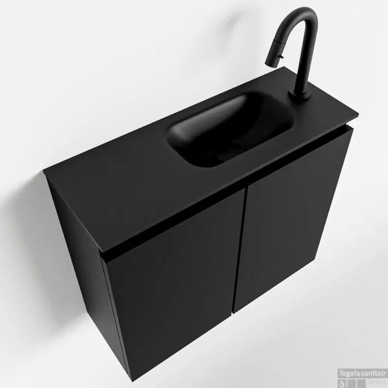 MONDIAZ TURE 60cm toiletmeubel urban. EDEN wastafel urban rechts 1 kraangat Koop Online