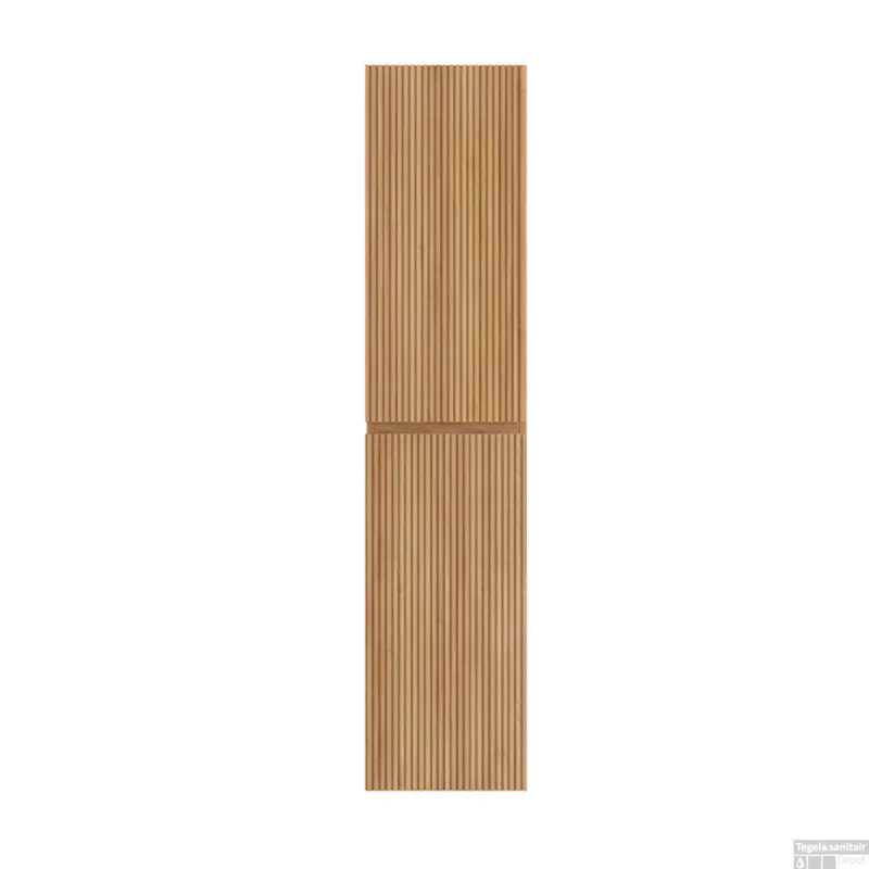 Kolomkast Sanilux Eleganza Met Greeplijst Acacia Op = Op