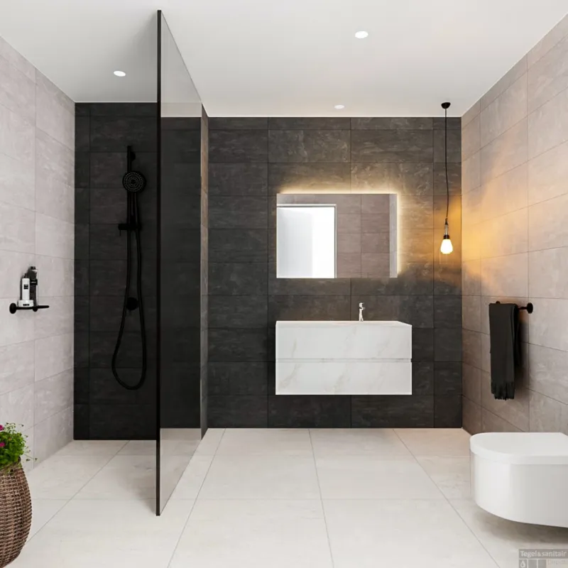 Badkamermeubel BWS Madrid Carrara Mat 100 cm Solid Surface Wastafel Rechts (1 kraangat, 2 lades) Tijdelijk Beschikbaar