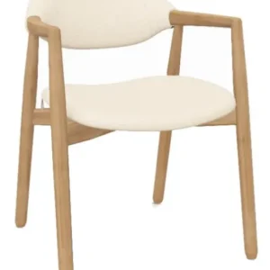 Mobitec Knut C0214 eetkamerstoel - beuken onderstel-Mango Beige Shop Nu