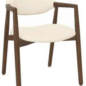 Mobitec Knut C0214 eetkamerstoel - Noten onderstel-Mango Beige Korting