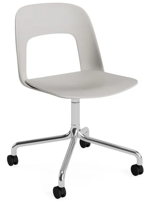 HAY Layout 161 stoel - aluminium onderstel-Sky Grey - Naveli 113 Tijdelijk Beschikbaar