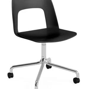 Veilige Betaling HAY Layout 161 stoel - aluminium onderstel-Black - Steelcut Trio 195