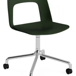 Premium HAY Layout 161 stoel - aluminium onderstel-Bottle Green - Mode 072