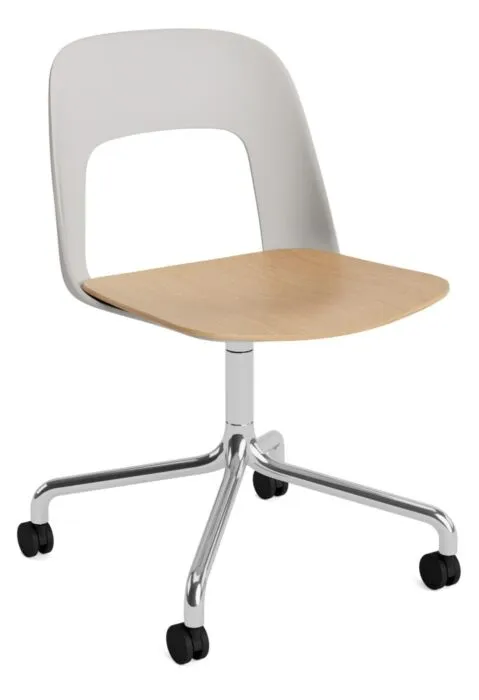 Lage Kosten HAY Layout 162 stoel - aluminium onderstel-Sky Grey - Naveli 113