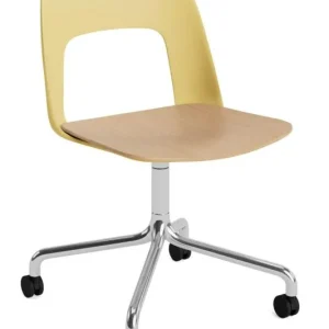 HAY Layout 162 stoel - aluminium onderstel-Biscotti - Relate 431 Premium