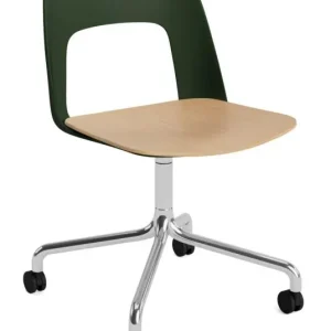 HAY Layout 162 stoel - aluminium onderstel-Bottle Green - Mode 072 Tijdelijk Beschikbaar