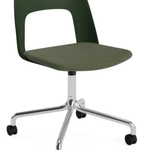 HAY Layout 163 stoel - aluminium onderstel-Bottle Green - Mode 072 Betaalbaar