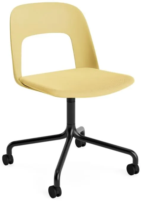 Laatste Versie HAY Layout 163 stoel - zwart onderstel-Biscotti - Relate 431