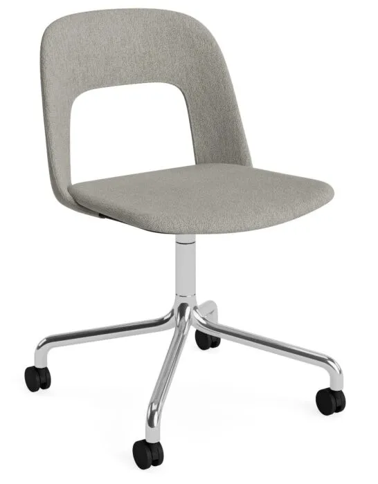 Lage Kosten HAY Layout 164 stoel - aluminium onderstel-Turf - Light Grey