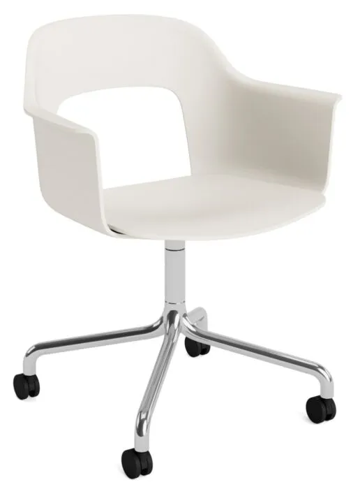 Laatste Versie HAY Layout 261 stoel - aluminium onderstel-Cream White - Mode 011