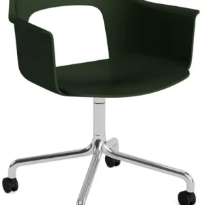 Direct Beschikbaar HAY Layout 261 stoel - aluminium onderstel-Bottle Green - Mode 072