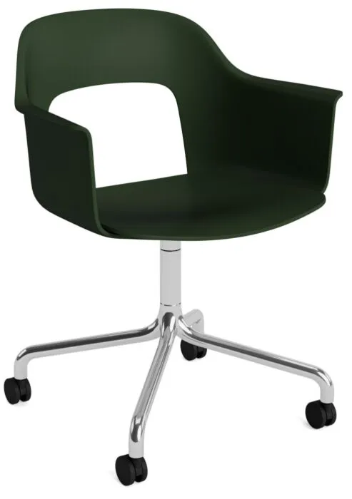 Direct Beschikbaar HAY Layout 261 stoel - aluminium onderstel-Bottle Green - Mode 072