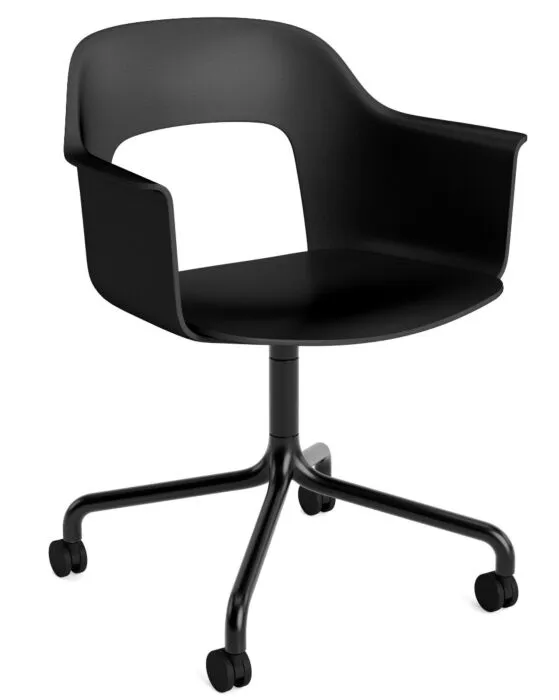 Koop Vandaag HAY Layout 261 stoel - zwart onderstel-Black - Steelcut Trio 195